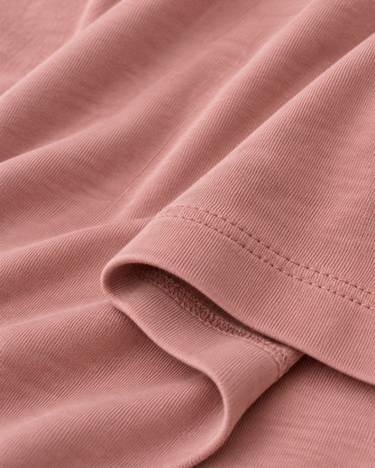 Women’s Dusty Rose Modal-Blend Long Pajama Set
